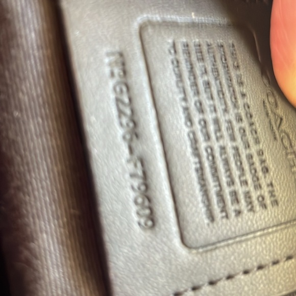 Coach Dark Brown Tote with Black Accents - Picture 7 of 7